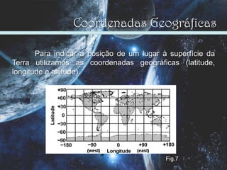disponibilizam a quem navega, uma série de mapas detalhados. Dispõem  das coordenadas de posição e formulam o melhor percurso para um qualquer destino escolhido pelo utilizador.Como funciona um GPS?1. Cálculo da distância a um satéliteO sinal emitido por um satélite informa qual a sua posição na órbita e qual o tempo, t, marcado no seu relógio atómico;O receptor recebe o sinal no instante t + tque coincide com o tempo marcado no seu relógio de quartzo;Comoo sinal se desloca à velocidade da luz c = 3,0 x 105 km s-1 o receptor calcula a distância, d, que o separa do satélite, pois d = ct .Fig.10 e 11 -  Satélite e Receptor de microondas. 