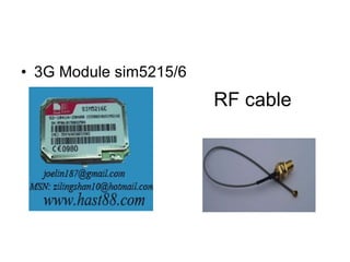 RF cable  3G Module sim5215/6 
