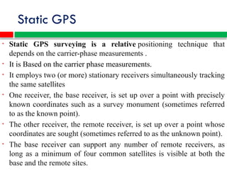 GPS postioning modes and GPS processing.pptx