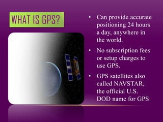 Gps ppt | PPTX