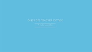 ONER 3G GPS Tracker, make a new level of GPS tracking
