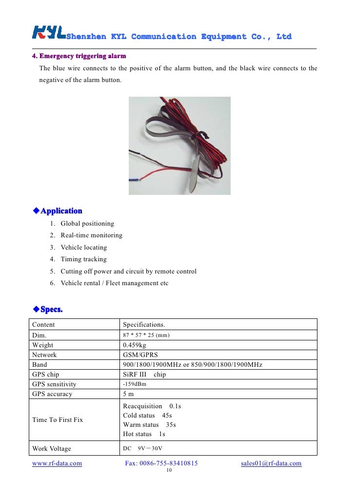 Gps vehicle tracker user manual