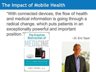 “With connected devices, the flow of health
and medical information is going through a
radical change, which puts patients...