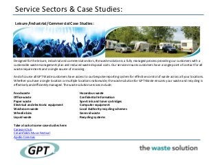Waste Management Providers for the Leisure, Industrial and Commercial Sectors