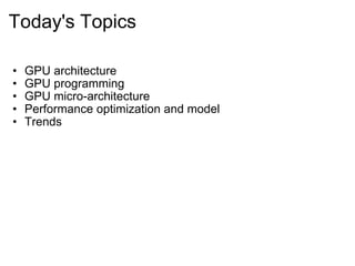 Gpu and The Brick Wall | PPT