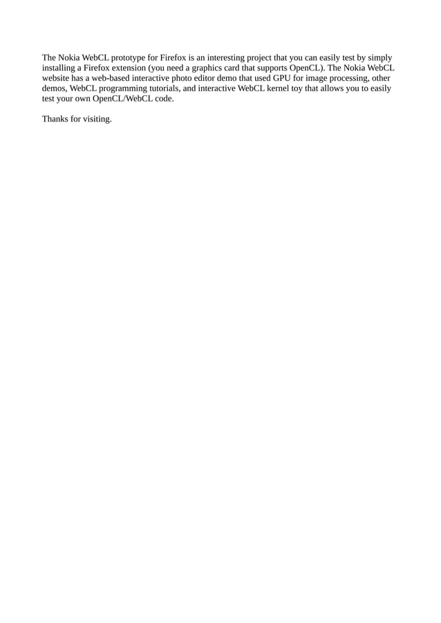 Gpu computing webgl pdf
