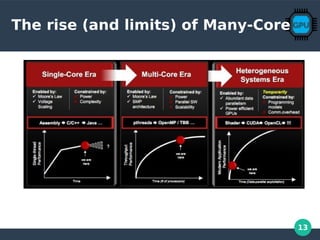 13
The rise (and limits) of Many-Core
 