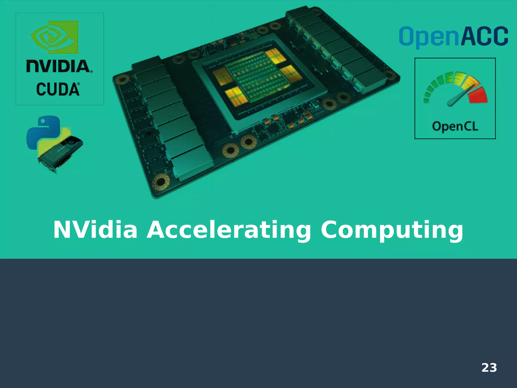 23
NVidia Accelerating Computing
 