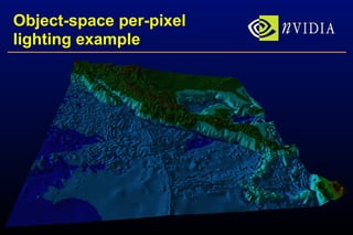 Object-space per-pixel lighting example 