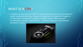 Gpu databases | PPTX