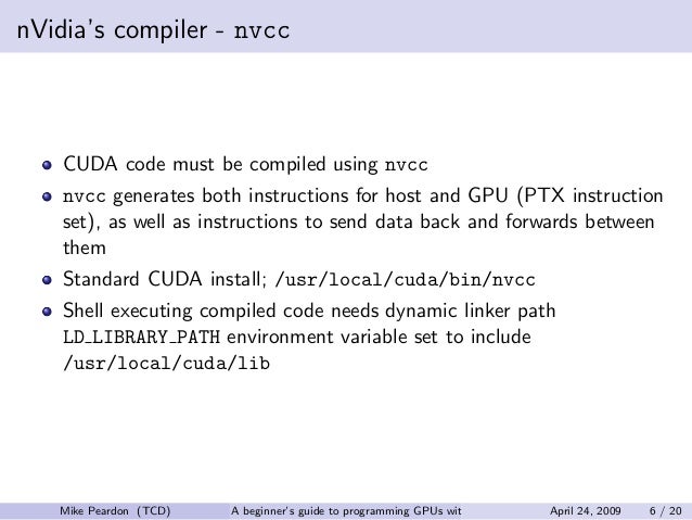 cuda for beginners