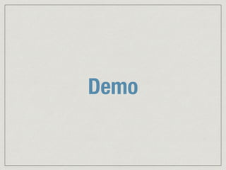 Demo 
 
