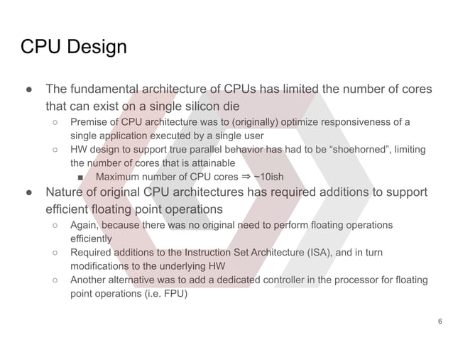 Gpus Vs Cpus For Parallel Processing Ppt Gpus Vs Cpus For Parallel Processing Ppt