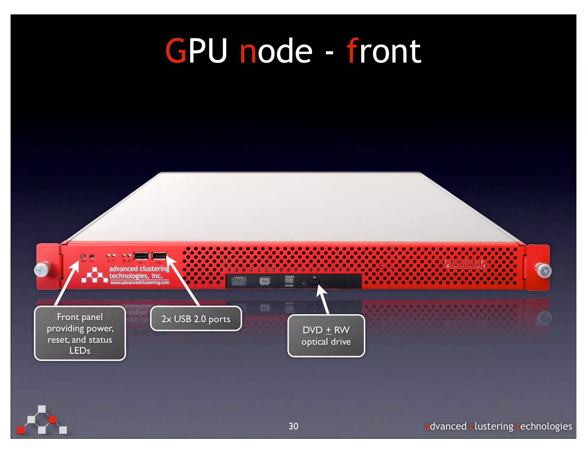 GPU node - front




       30
 