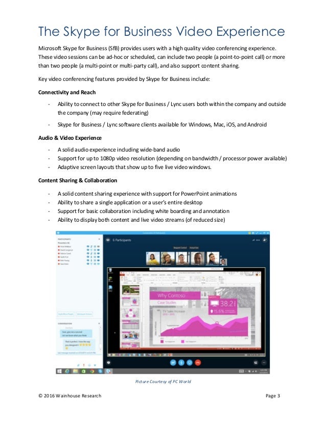 Skype video conferencing for mac