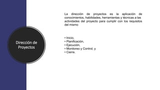 INTRODUCCION A LA GESTION DE LOS PROYECTOS | PDF