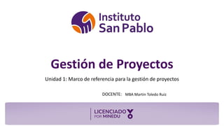 INDUCCION A LA GESTION DE LOS PROYECTOS.. | PDF