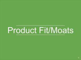 23
Product Fit/Moats
 