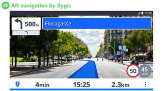 AR navigation by Sygic
 