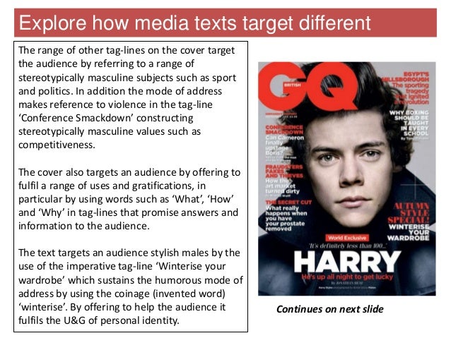 AS Media: How do media texts target different audiences?