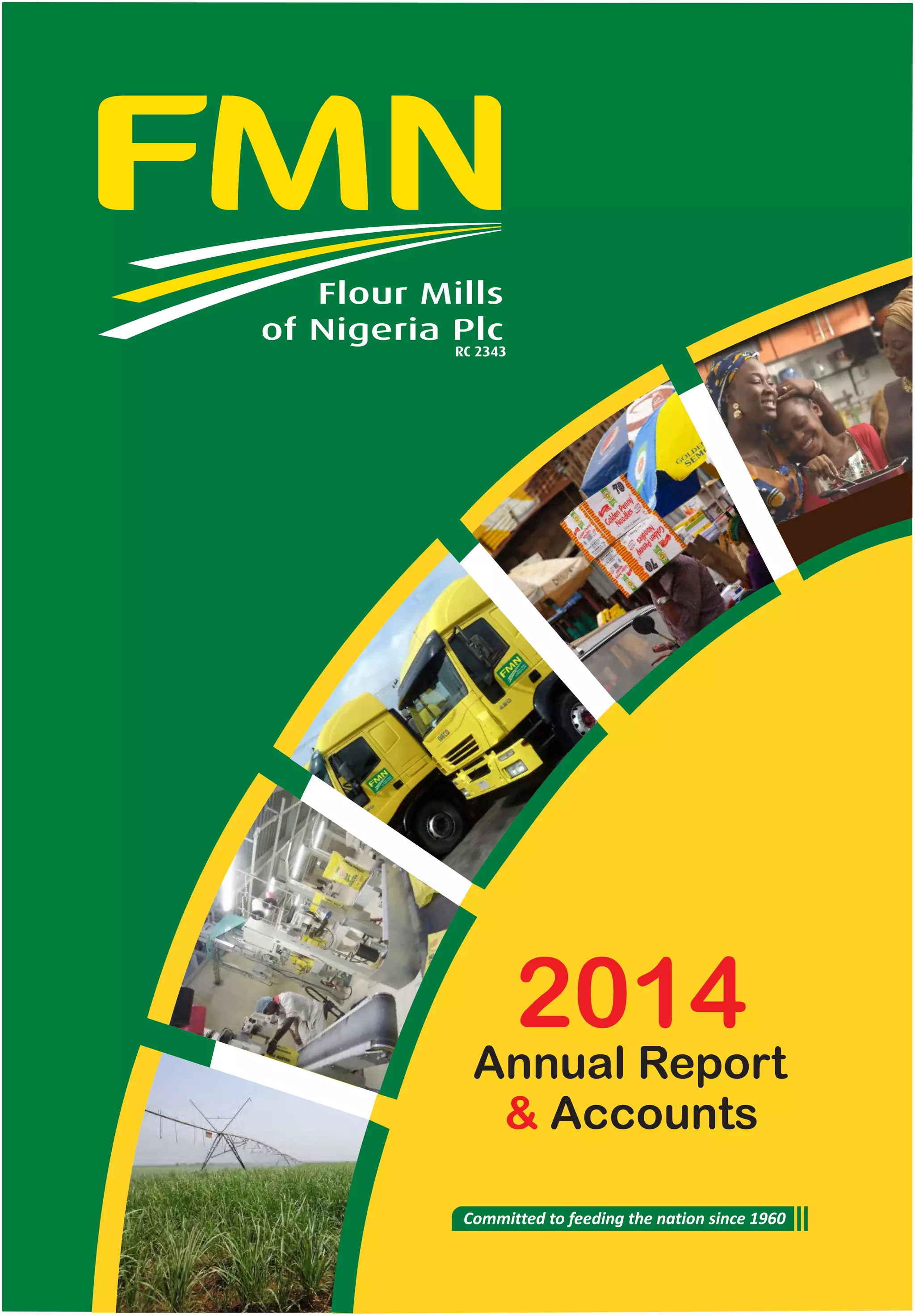 Flour Mills Nigeria Annual Report 2014 | PDF