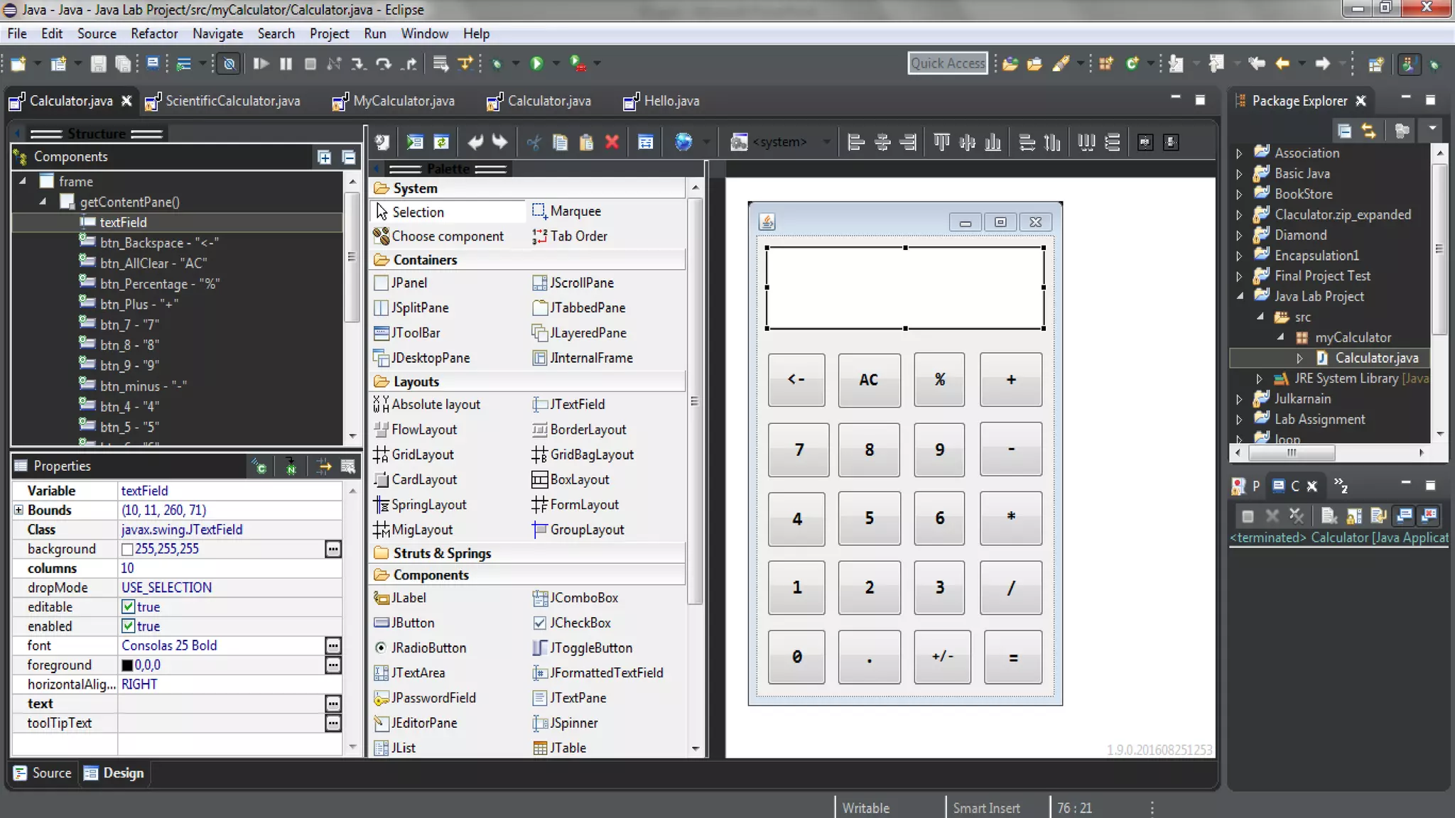 Java Calculator project | PPTX