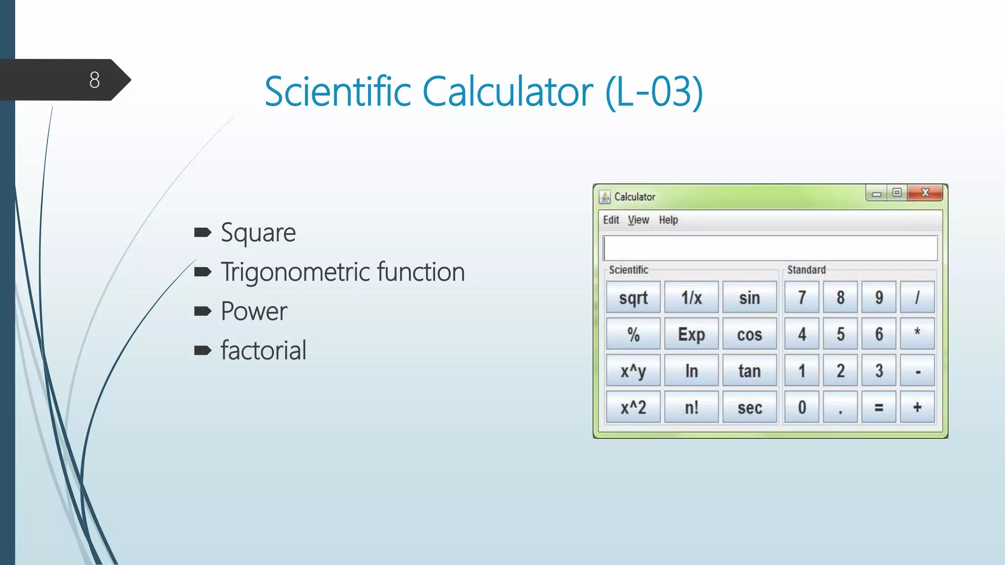 Java Calculator project | PPTX