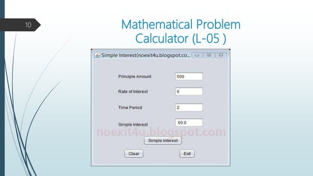 Java Calculator project | PPTX