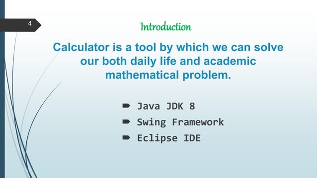 Java Calculator project | PPTX