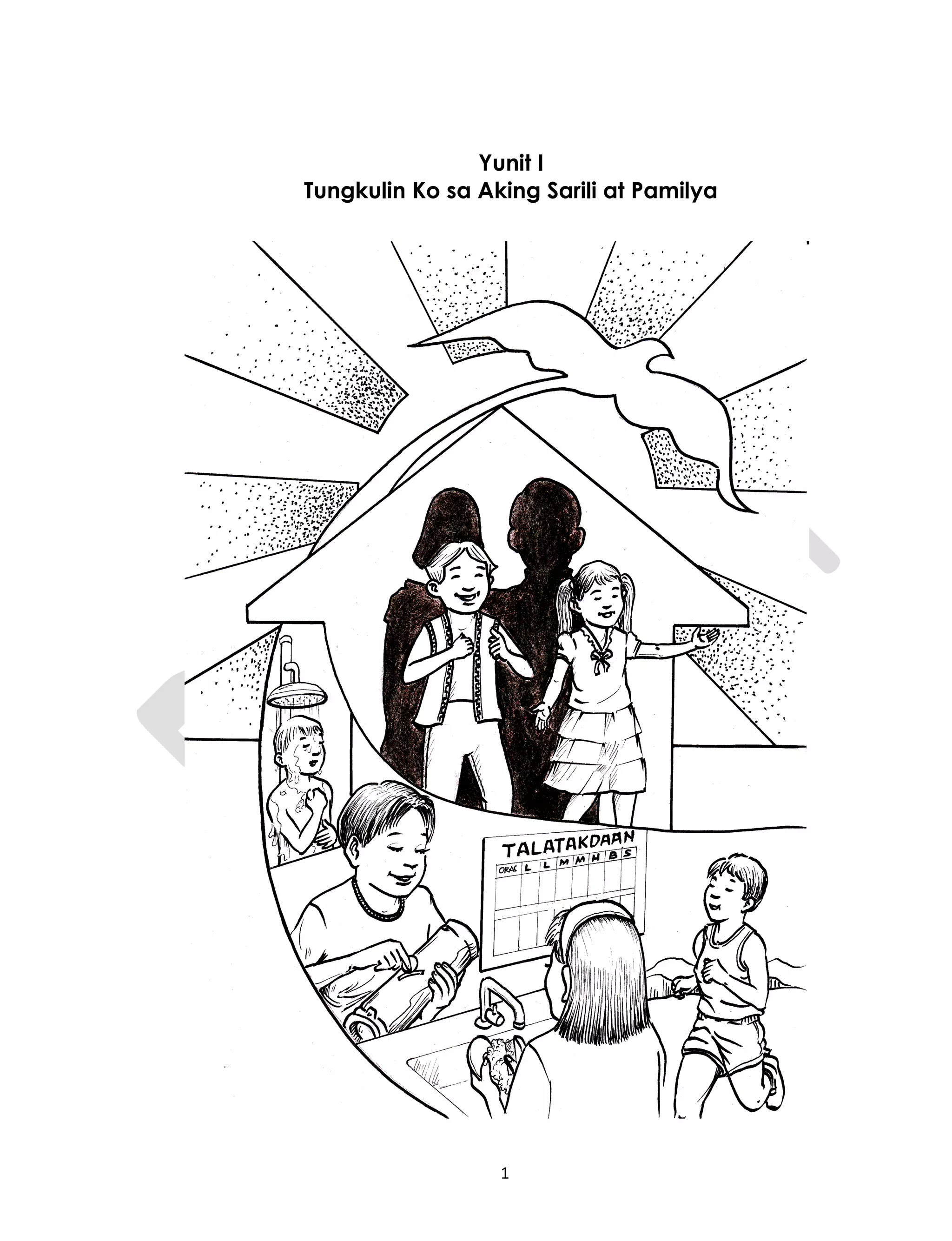 1
Yunit I
Tungkulin Ko sa Aking Sarili at Pamilya
 