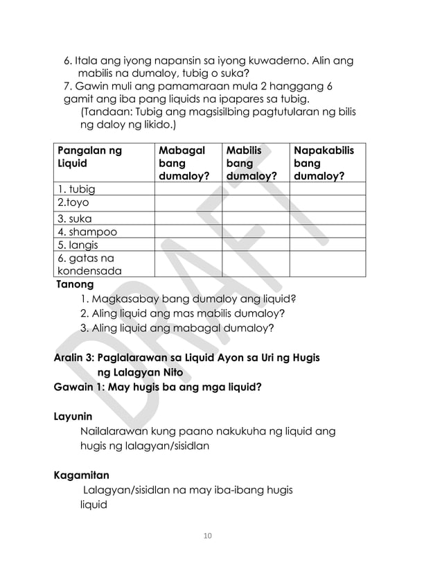 Gr.3 science tagalog q1