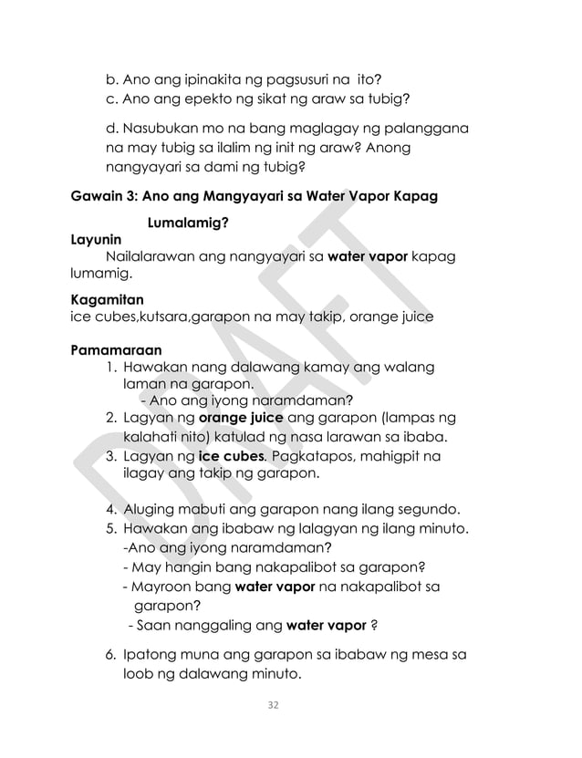 Gr.3 science tagalog q1