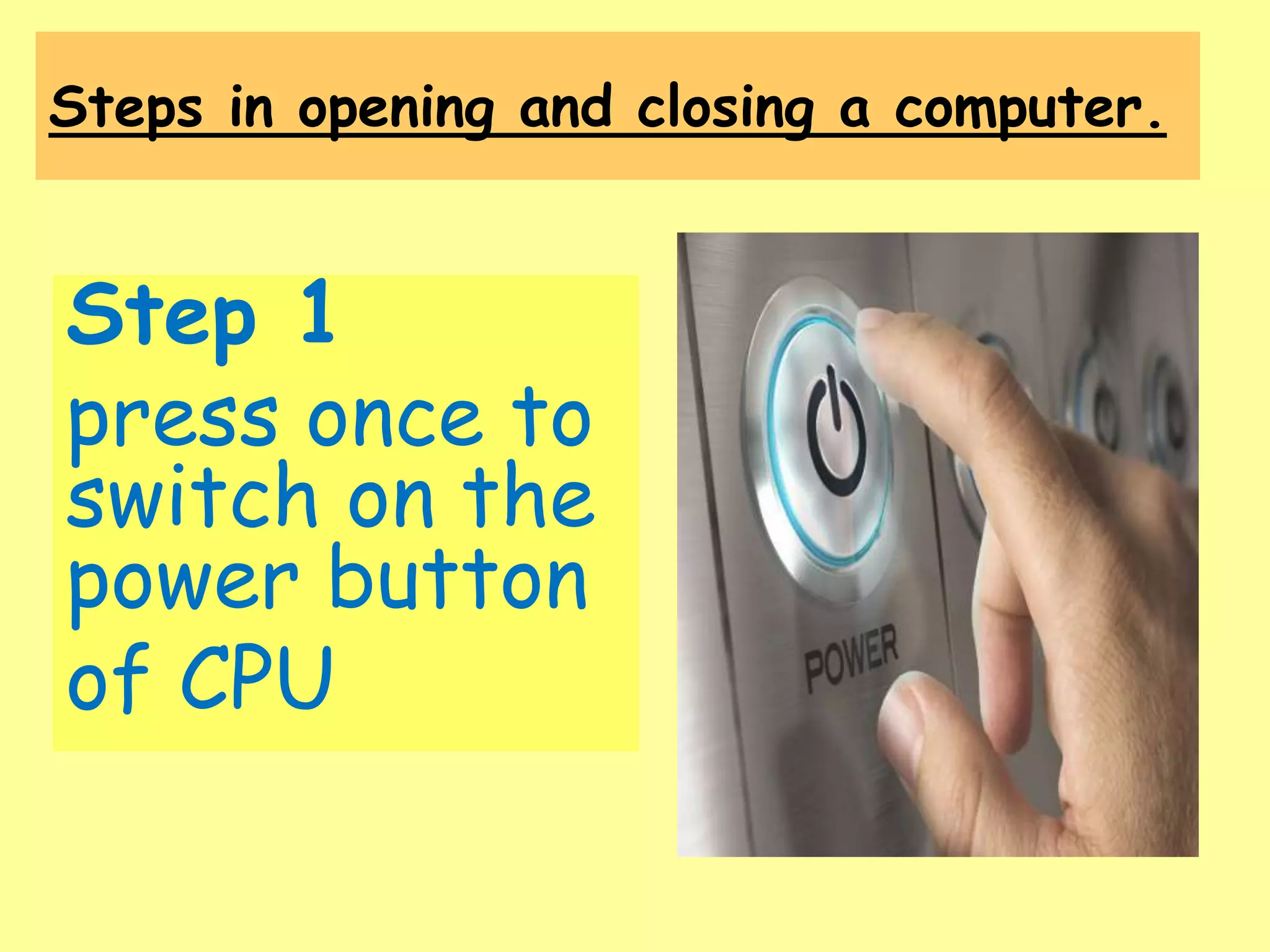 Gr. 1 computer operation | PPTX
