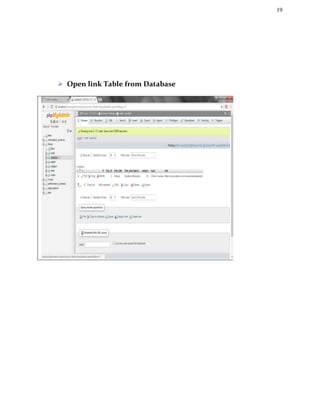 19
 Open link Table from Database

 