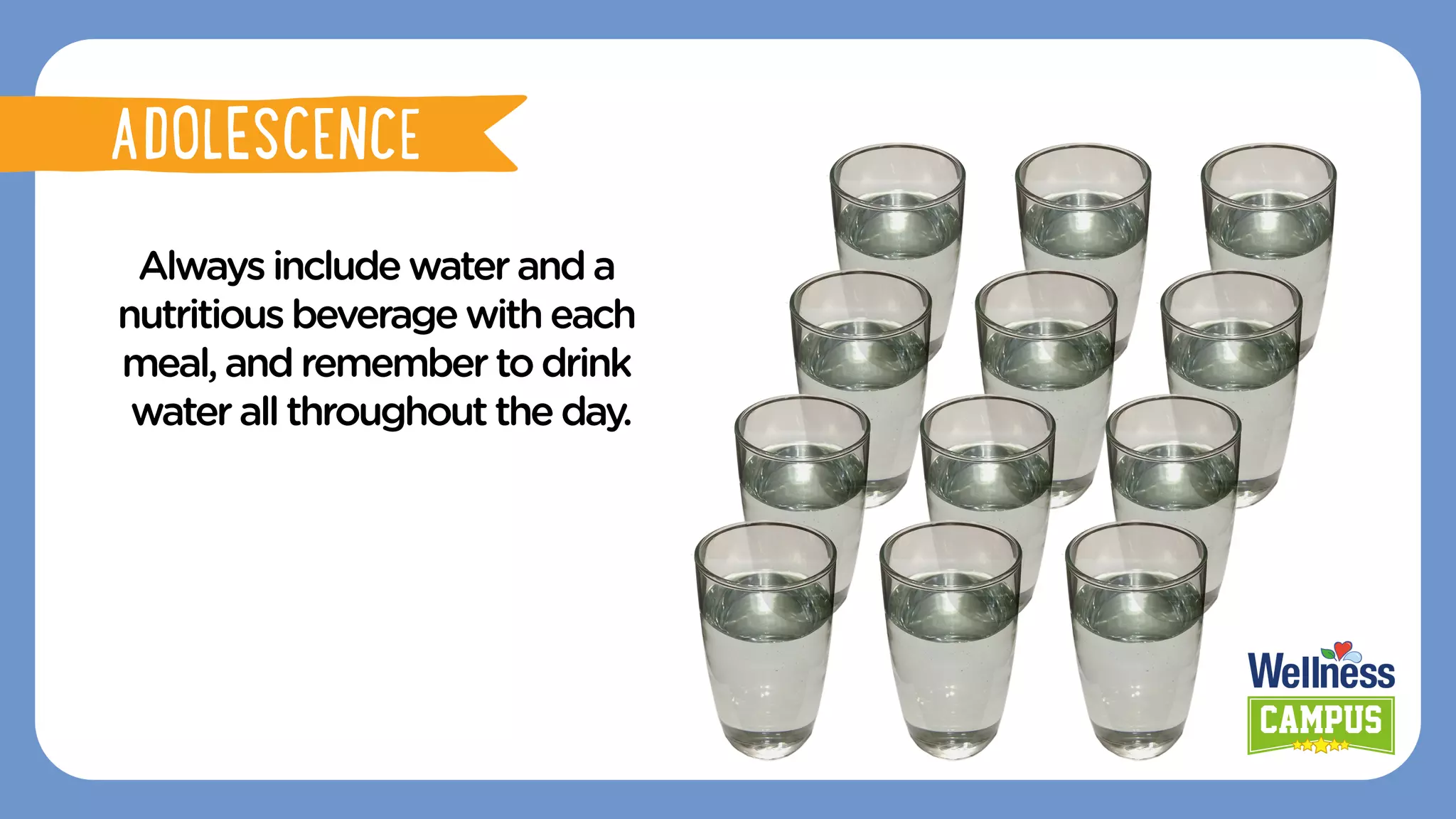 Alwaysincludewateranda
nutritiousbeveragewith each
meal,andremembertodrink
waterallthroughoutthe day.
PINGGANG PINOY
ADOLESCENCE
 