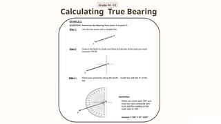 Calculating True Bearing
Grade 10 - 12
 