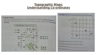 Topographic Maps:
Understanding Co-ordinates
 
