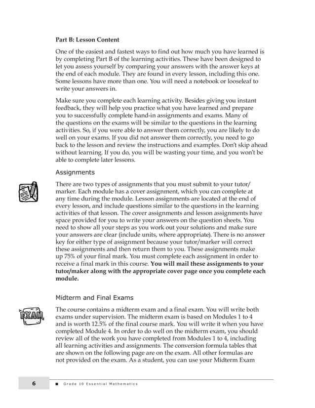 Grade 10 essential math PDF