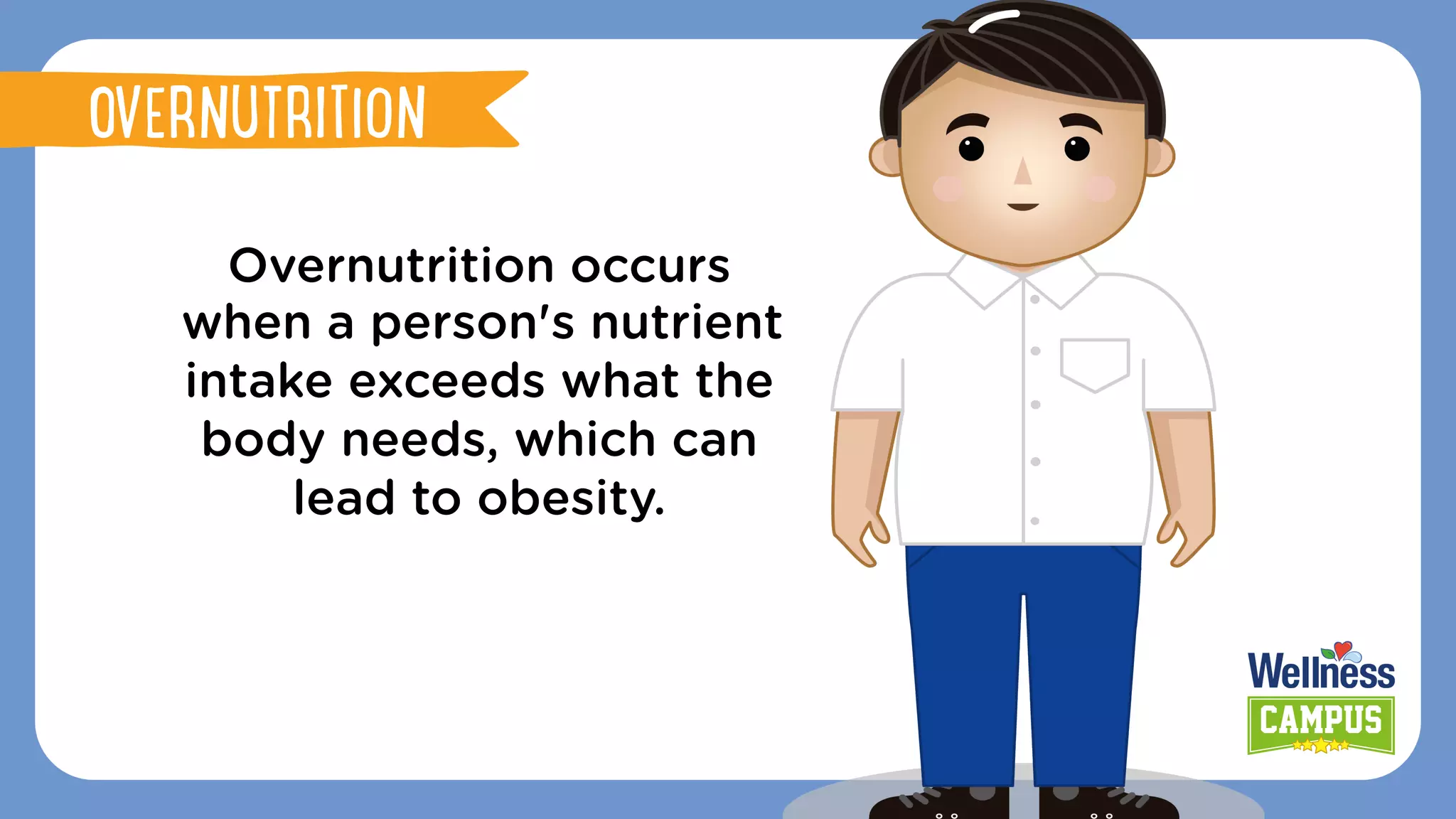 Overnutrition occurs
when a person's nutrient
intake exceeds what the
body needs, which can
lead to obesity.
Pinggang pinoyOVERNUTRITION
 