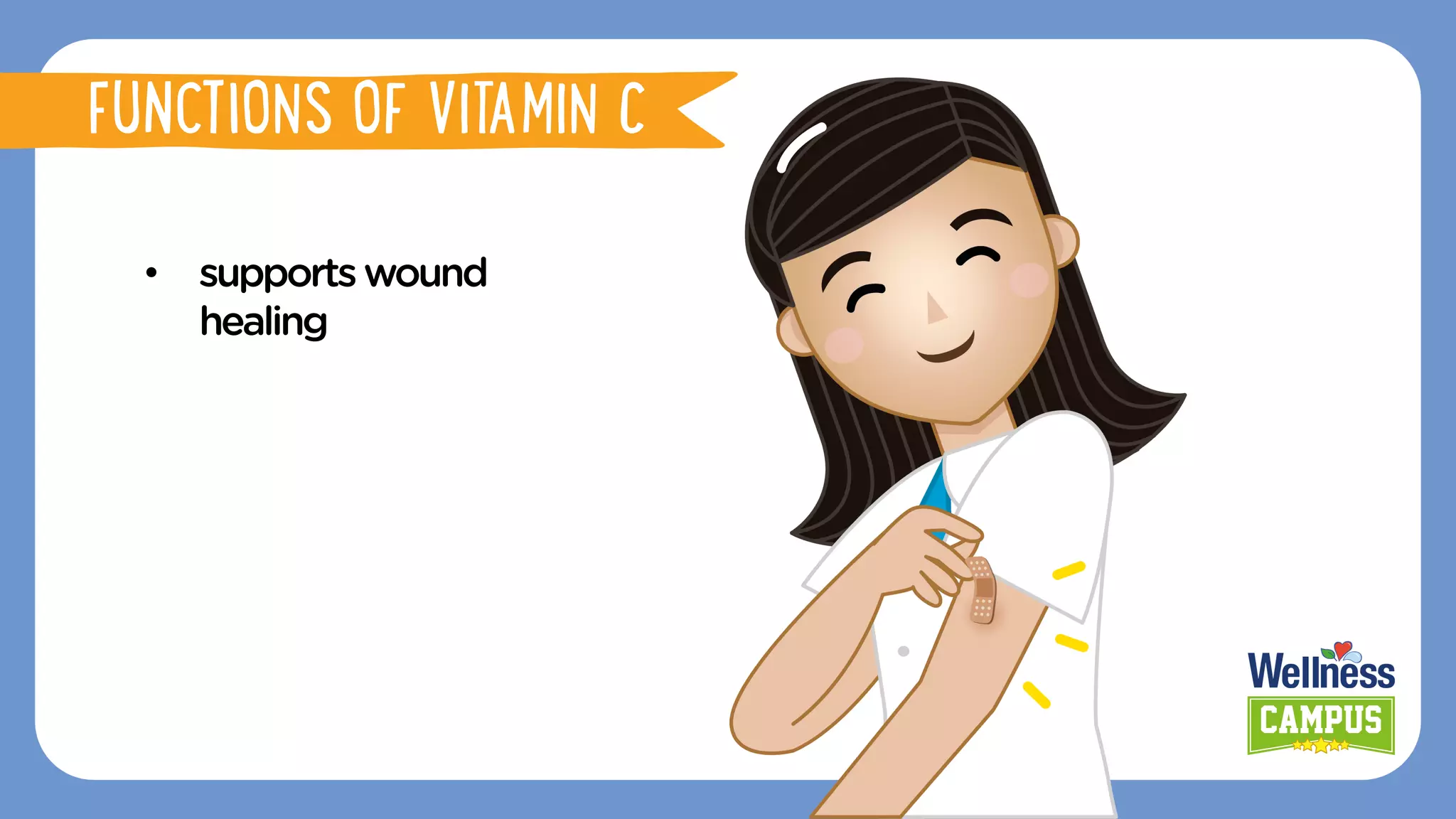 •  supportswound
healing
FUNCTIONS OF VITAMIN C
FUNCTIONS OF VITAMIN C
 