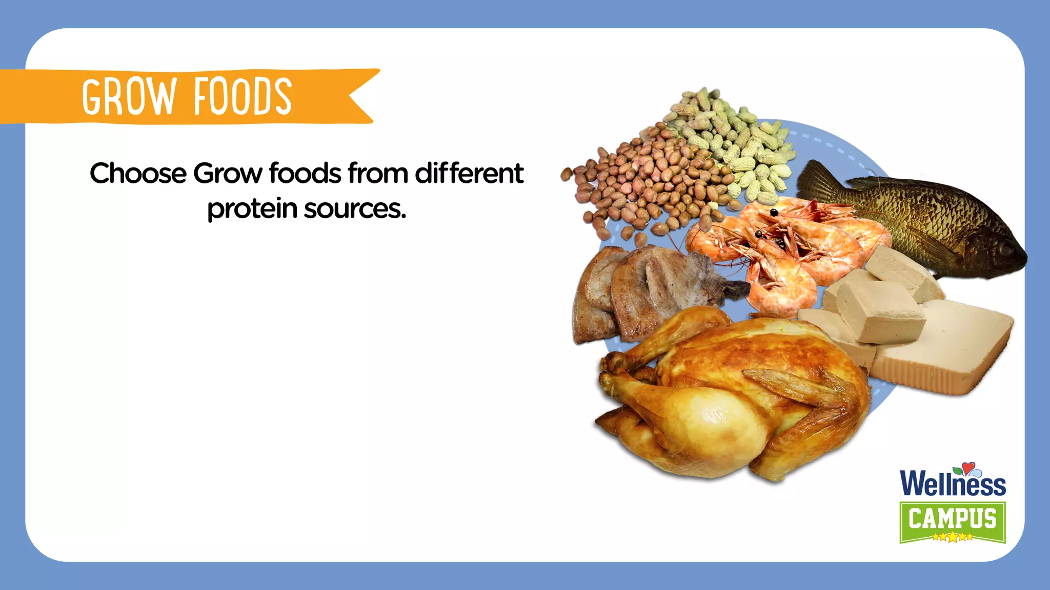 ChooseGrowfoods fromdiﬀerent
proteinsources.
PINGGANG PINOY
GROW FOODS
 