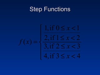 Step Functions 