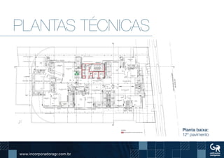 www.incorporadoragr.com.br
PLANTAs TÉCNICAs
APT° 1201
APT° 1202
APT° 1203
CIRCULAÇÃO PAVIMENTO
A: 26.59 m2
SUÍTE
A: 13.74 m2
BANHO
A: 4.16 m2
DORMITÓRIO 1
A: 8.80 m2
SALA ESTAR JANTAR
A: 23.41 m2
SACADA
A: 4.37 m2
A.S
A: 3.70 m2
COZINHA
A: 7.39 m2
DORMITÓRIO
A: 9.52 m2
BANHO
A: 4.03 m2
BANHO
A: 4.03 m2
SUÍTE
A: 12.12 m2
SALA ESTAR JANTAR
A: 20.83 m2
CIRCULAÇÃO
A:2.28m2
SACADA
A: 7.84 m2
SACADA
A: 6.96 m2
DORMITÓRIO
A: 8.88 m2
BANHO
A: 4.16 m2
BANHO
A: 4.48 m2
DORMITÓRIO
A: 8.96 m2
SUÍTE
A: 12.97 m2
CIRCULAÇÃO
A:4.25m2
SALA ESTAR JANTAR
A: 27.96 m2
A.S
A: 3.30 m2
COZINHA
A: 7.69 m2
BANHO
A: 4.11 m2
SHAFT ELÉT.
1,25x0,40
ÍNDICE VERDE - JARDIM
PLAYGROUND
135,50
80x210
140,25
ProjeçãoSacadas-5º,6º,8º,9º,10ºe12ºPav.Marquisec/venezianap/unidadeexternasplit
180x130/100
80x210
70x210
70x210
80x80 / 150 80x80 / 150
Marquise c/ veneziana p/ unidade
150x130 / 100
externa split
200x130 / 100
70x21080x210
A.S
A: 3.70 m2
COZINHA
A: 7.39 m2
80x210
70x210
90x210
90x21090x210
200x130 / 100150x130 / 100180x130 / 100
Marquise c/ veneziana p/ unidade externa split
Poço Iluminação
80x210
70x210
60x80 / 150
150x130 / 100
60x80/150
Marquisec/venezianap/unidadeexternasplit
150x130/100
80x210
80x210
70x210
80x210
70x210
150x130/100
Marquise c/ veneziana p/ unidade externa split
200x130 / 100 180x130 / 100
138,05
140,25
GABINE PNE
1.10mx1.40m
GABINE PNE
1.10mx1.40m
VENEZIANA
1.85x0.50x2.25
VENEZIANA
1.85x0.50x0.00
975
1114 1013
86
12
18 Dg. - 17,77cm x 28,00cm
0,95x0,75
16
41 3
ESCADA
A:12,50m2
PCF - 90x210
2
SHAFT HIDRO
15
PCF-90x210
CORRIMÃO 90CM - GUARDA CORPO 110CM
100x100 / 130
ANTECÂMERA
A:7,08m2
DE-1,57m²DS-1,57m²
SHAFT
A DUAS HORAS DE FOGO
PAREDES RESISTENTE
80x210
70x210
70x210
80x80 / 150
70x21080x210
ROUPARIA 3 4 5
7
621
8
9
ROUPARIA
330/230
HALL
A: 8.96 m2
150x130 / 100
DORMITÓRIO
A: 13.42 m2
70x210
COPA
A: 8.50 m2
80x80 / 150
200x130 / 100
ESTAR ÍNTIMO
A: 16.37 m2
BANHO
A: 4.03 m2
80x80 / 150
BANHO
A: 3.51 m2
70x210
SUÍTE
A: 14.62 m2
150x130/100
CIRCULAÇÃO ÍNTIMA
A: 7.88
m2
70x210
80x210
80x210
80x80/150180x130/100180x130/100
DORMITÓRIO CASAL
A: 17.61 m2
BANHO
A: 3.51 m2
CLOSET CASAL
A: 13.68 m2
70x210
BANHO
A: 3.51 m2
80x80/150
80x210
APT° 1205
CIRCULAÇÃO
A: 1.45 m2
DORMITÓRIO 2
A: 10.82 m2
DORMITÓRIO 1
A: 9.63 m2
BANHO
A: 3.77 m2
VENTILAÇÃO MECÂNICA
LAVABO
A: 2.40 m2
SACADA
A: 5.44 m2
COZINHA
A: 7.93 m2
A.S
A: 3.70 m2
SALA ESTAR JANTAR
A: 29.16 m2
Marquise c/ veneziana p/ unidade externa split
70x210
80x210
80x210
80x210
70x210
90x210
150x130 / 100
70x210
150x130 / 100
60x80 / 150
APT° 1204
90x210
ESCADA
A: 7.49 m2
Marquise c/ veneziana p/ unidade
externa split
Marquisec/venezianap/unidadeexternasplit
90x210
10
111213141516
JANELA PERFIL ACO 3 mm.
AFASTAMENTO ÁREA SECUNDÁRIO 3.41m
AFASTAMENTO ÁREA PRINCIPAL 5.11m
AFASTAMENTO ÁREA SECUNDÁRIO 3.41m
AFASTAMENTO ÁREA PRINCIPAL 5.11m
AFASTAMENTO ÁREA SECUNDÁRIO 3.41m
AFASTAMENTO ÁREA PRINCIPAL 5.11m
AA
B
B
AA
B
B
280
15
130
15
130
20
275280
15
280
15
320
20
200
15
301
15
275
15
265
20
3645
275627
627 467
85
20
120
20
500
20
220
15
280
15
130
15
370
20 411
3435 434
285
20
130
15
745 425 115
15
320 153 289
79435
513
120
10
120
20
200
20
200
20
176
15
370511
12015720120
20
85
20
27012080
20
200
180
20
180120120
20
85
20
321
170
20
370
15
420277
15
340
20
168341
15
160
15
300280240
20
145
190
751
671 307
23
200
15
430
100
15
26056
586
545
280
155
295
472
175 85 324
250
20
240
1515
280
15
280
20
300350
20
13534273341
20
20
200
15
315
20
65447
20
220
1515
330
15
145130
15
320
20
592
592
657
471
342
355
317350
1520
200
15
445
15
130
15
240
10
291
20
612
587
540
1531220
118
20
118
20
110
20
130
15
430
20
513
430
15
130320200
372
20
341
20
315
20
130
15
587
15
130
15
400
20
341
524
174
379
89
407
130
15
445
375
15
120
15
118
20
79435
20015
238
145
405
127
15
100350115472
20
20
185336190341
1718
AJARDINAMENTO
Duto de Ventilação
Duto de Ventilação
TIPO BASCULANTE
224
126 30 224 120
MEIO-FIO
ALINHAMENTOEXISTENTE
NOVOALINHAMENTO
A: 1.77m²
A: 3.13m²
145
295
270
DUTOS VENTILAÇÃO
EIXODARUA12DEOUTUBRO
VIALOCAL(VL)
360
SHAFT
1515
280
80x210
PLANTA BAIXA 12º PAVIMENTO
Sem escala definida
Local
Obra
Prancha
07
Proprietário
Co-Autor (a)
Projeto Arquitetônico
Responsável Técnico
Projeto Arquitetônico
PLANTA BAIXA 12º PAVIMENTO
ÁreaEscalaDataDesenho
C:UsersADMINDesktoplogo.jpg
Planta baixa:
12º pavimento
 