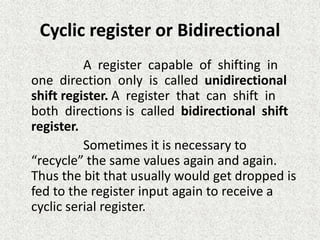 Register Direction Images Digital Registers & Counters | PPTX