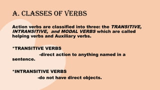 a word used to describe an action, state, or occurrence | PPTX