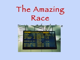 The Amazing Race First Leg – Before the Race (WASL Preparation) 