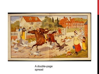 A double-page
spread
 