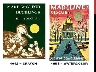 1942 ~ CRAYON   1954 ~ WATERCOLOR
 