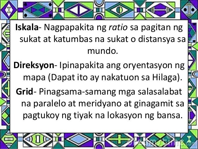 Simbolo Ng Mapa Grade 3 Grade 3 Mapa at Globo