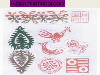 INDIAN PRINTING BLOCKS
 